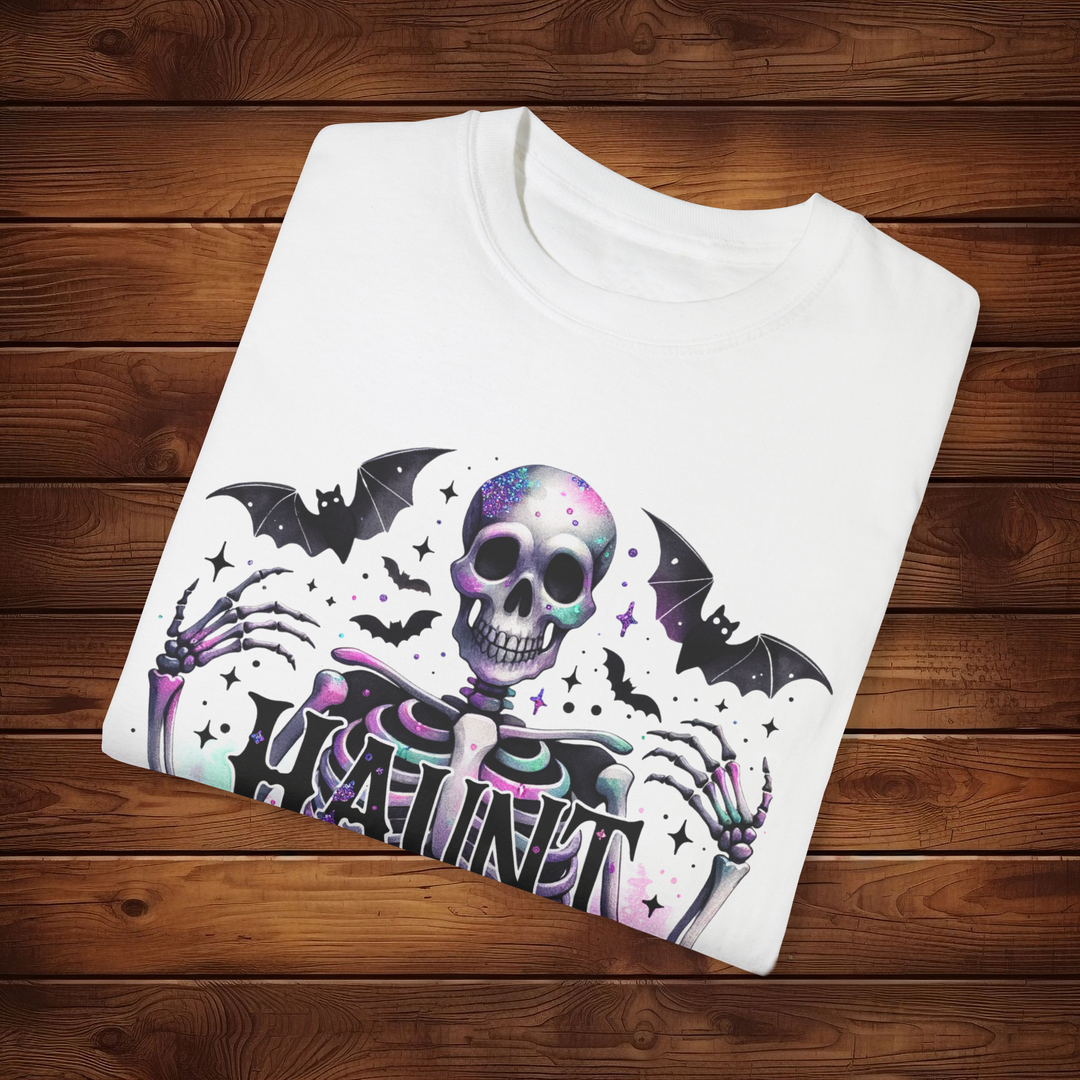 Haunt Mess: Snarky Skeleton Halloween T-Shirt