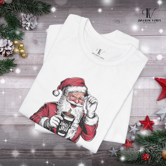 Christmas Santa Claus Coffee Unisex Tee