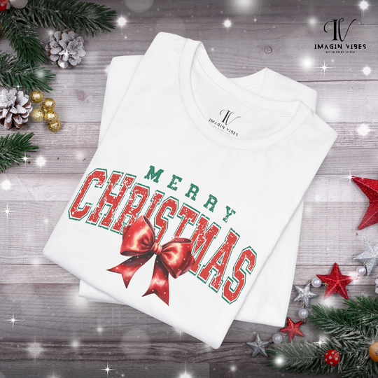 Coquette Merry Christmas Vintage T-Shirt