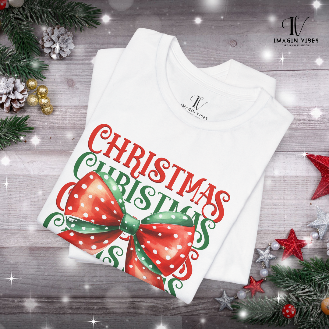 Christmas Bow Tee