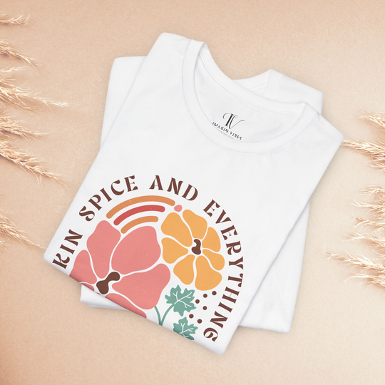 Pumpkin Spice & Everything Nice Boho T-Shirt