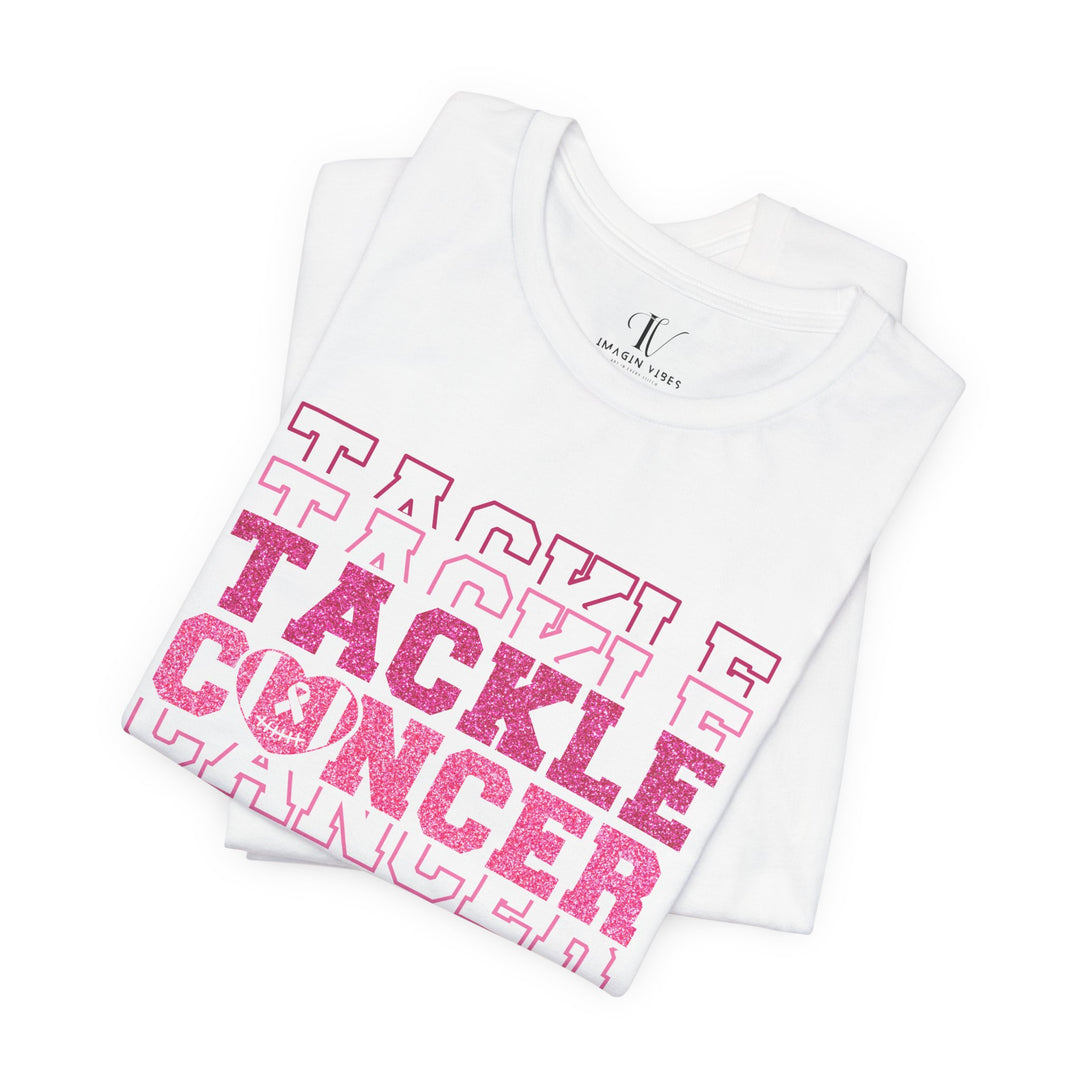 Tackle Breast Cancer Retro T-Shirt