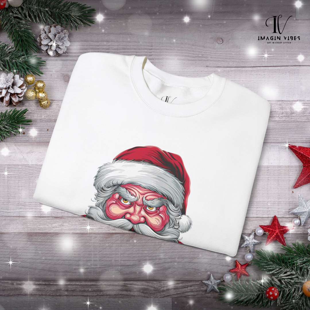 Angry Santa Christmas Sweatshirt