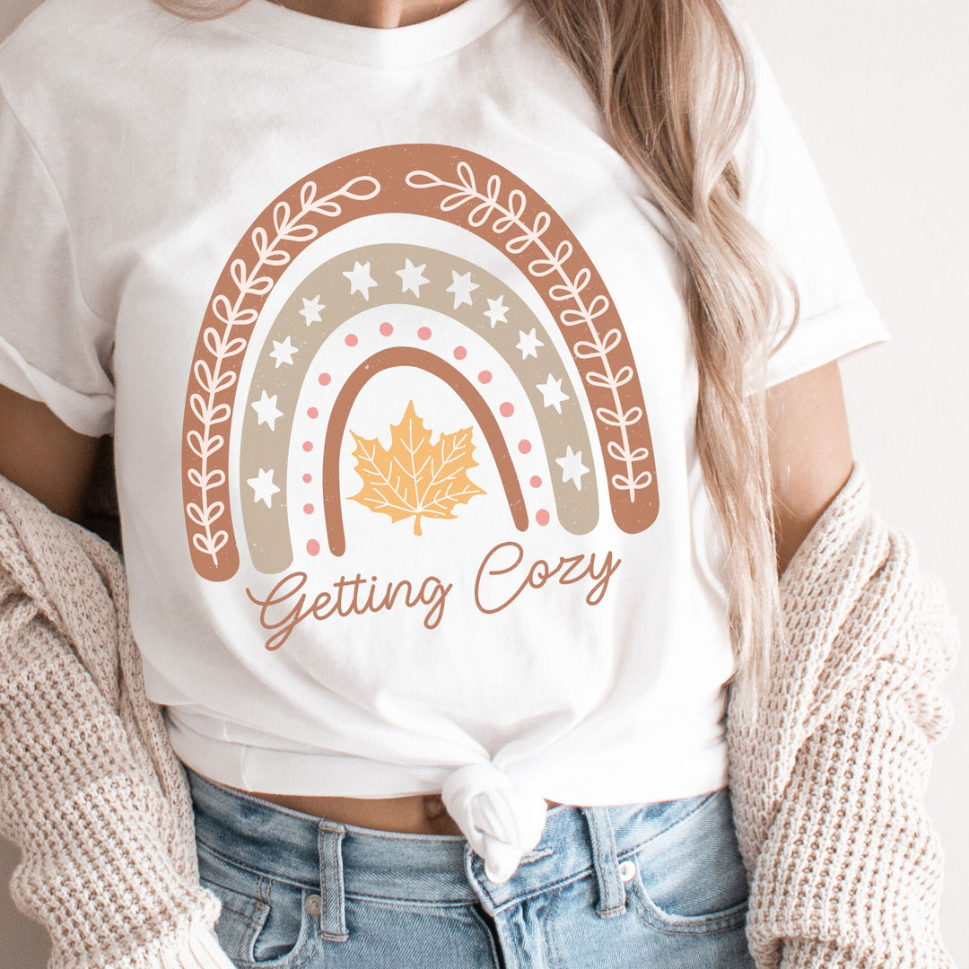 Getting Cozy: Boho Fall T-Shirt