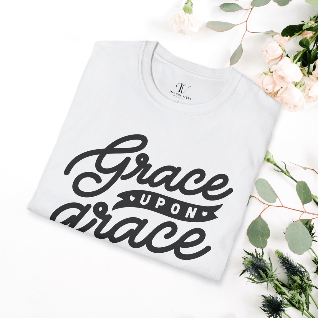 Grace Upon Grace T-Shirt: Christian Faith Apparel - Imagin Vibes - 