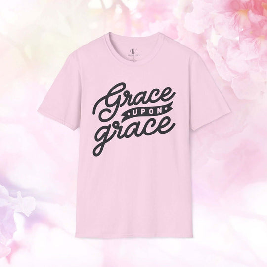 Grace Upon Grace T-Shirt: Christian Faith Apparel - Imagin Vibes - 