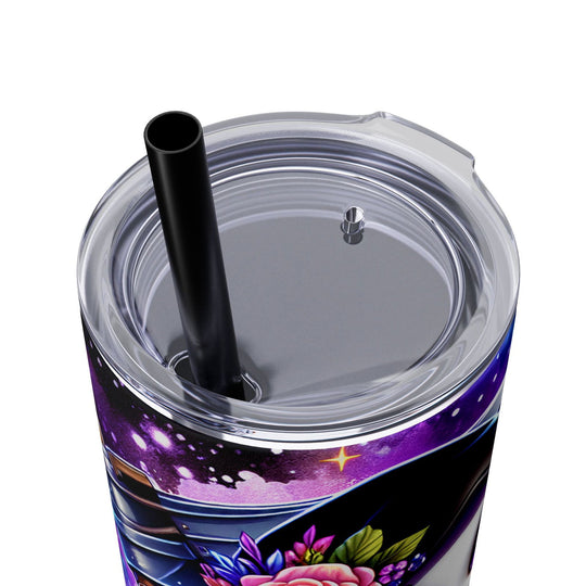 Grim Reaper Cute Halloween Tumbler, 20oz - Imagin Vibes Mug Printify
