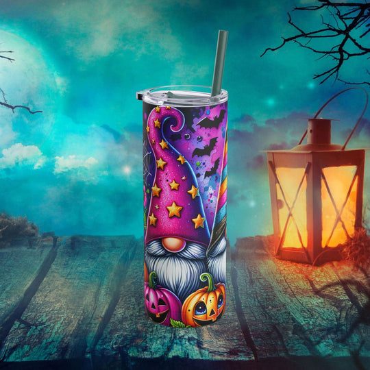 Halloween Gnomes Tumbler Mug Printify