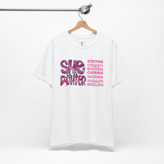 She is a Fighter Breast Cancer Awareness T-shirt