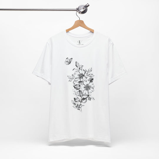 Rose and Butterfly Tee