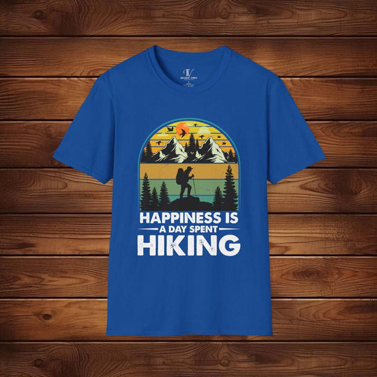 Happiness is Hiking: Outdoor Adventure Tee - Imagin Vibes - 