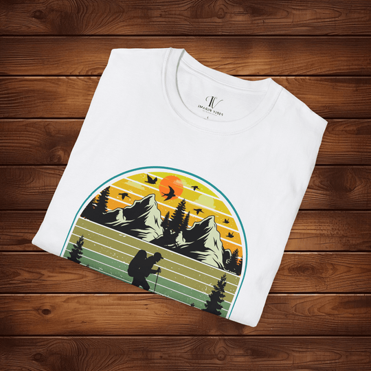 Happiness is Hiking: Outdoor Adventure Tee - Imagin Vibes - 