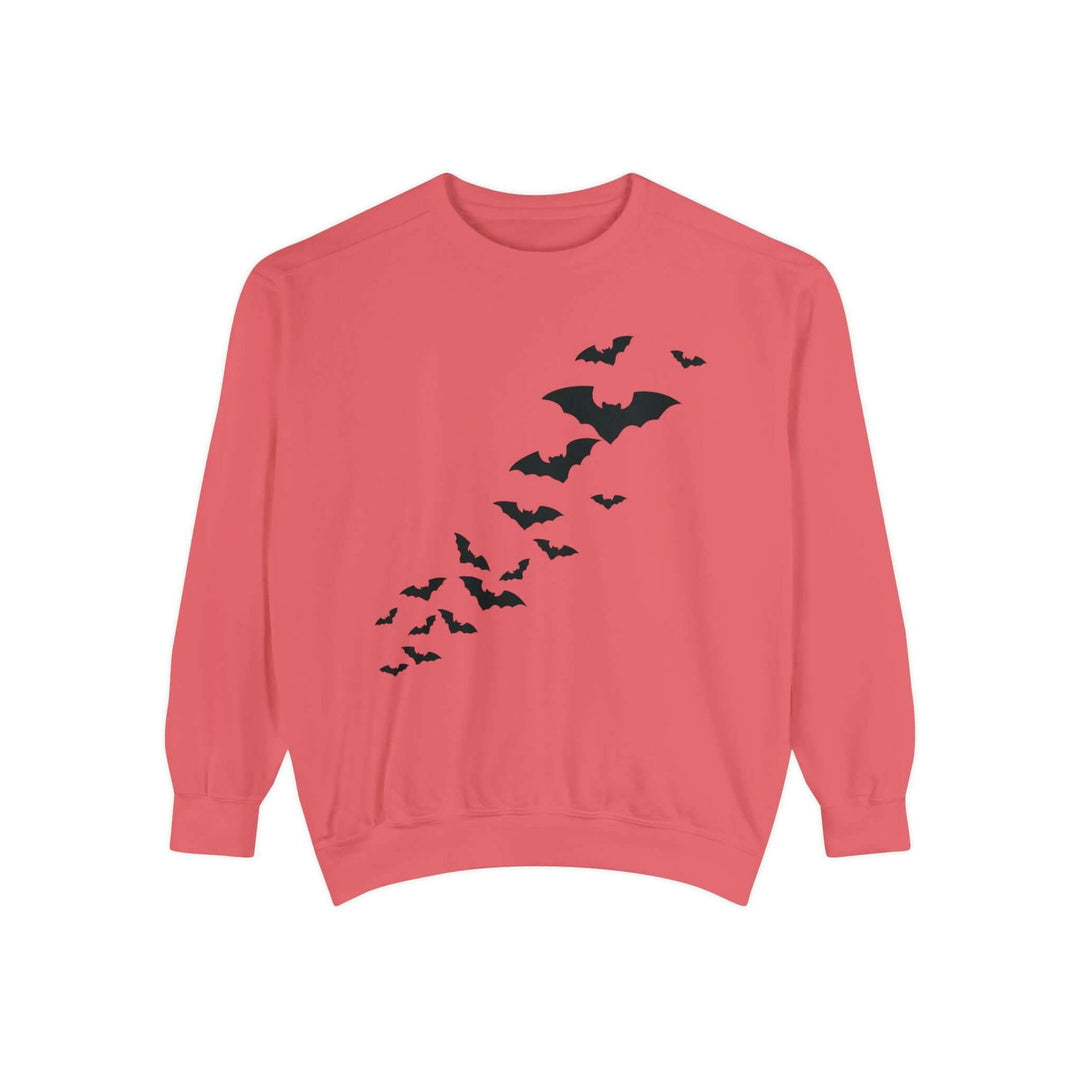 Haunted House Halloween Sweatshirt: Spooky Vibes Sweatshirt Printify Watermelon S