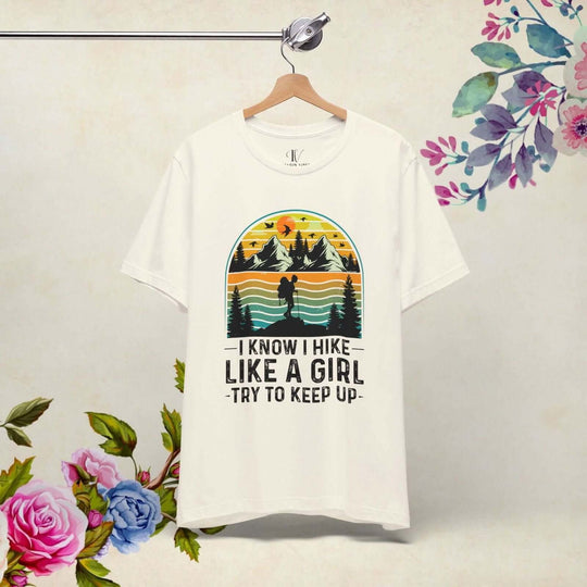 Hike Like a Girl: Empowering Outdoor Tee - Imagin Vibes - 