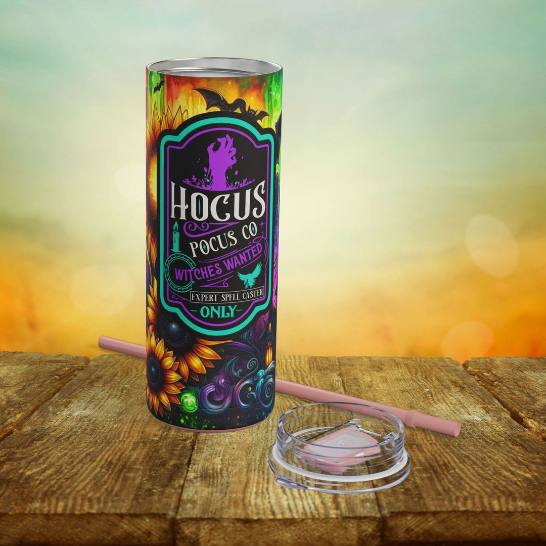 Hocus Pocus Halloween Tumbler Mug Printify Dusty Rose 20oz Matte