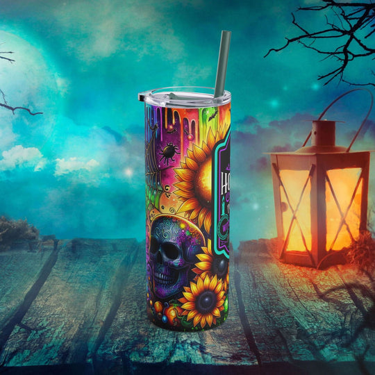 Hocus Pocus Halloween Tumbler Mug Printify