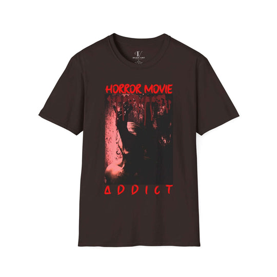 Horror Movie Addict Halloween T-Shirt - Imagin Vibes - 