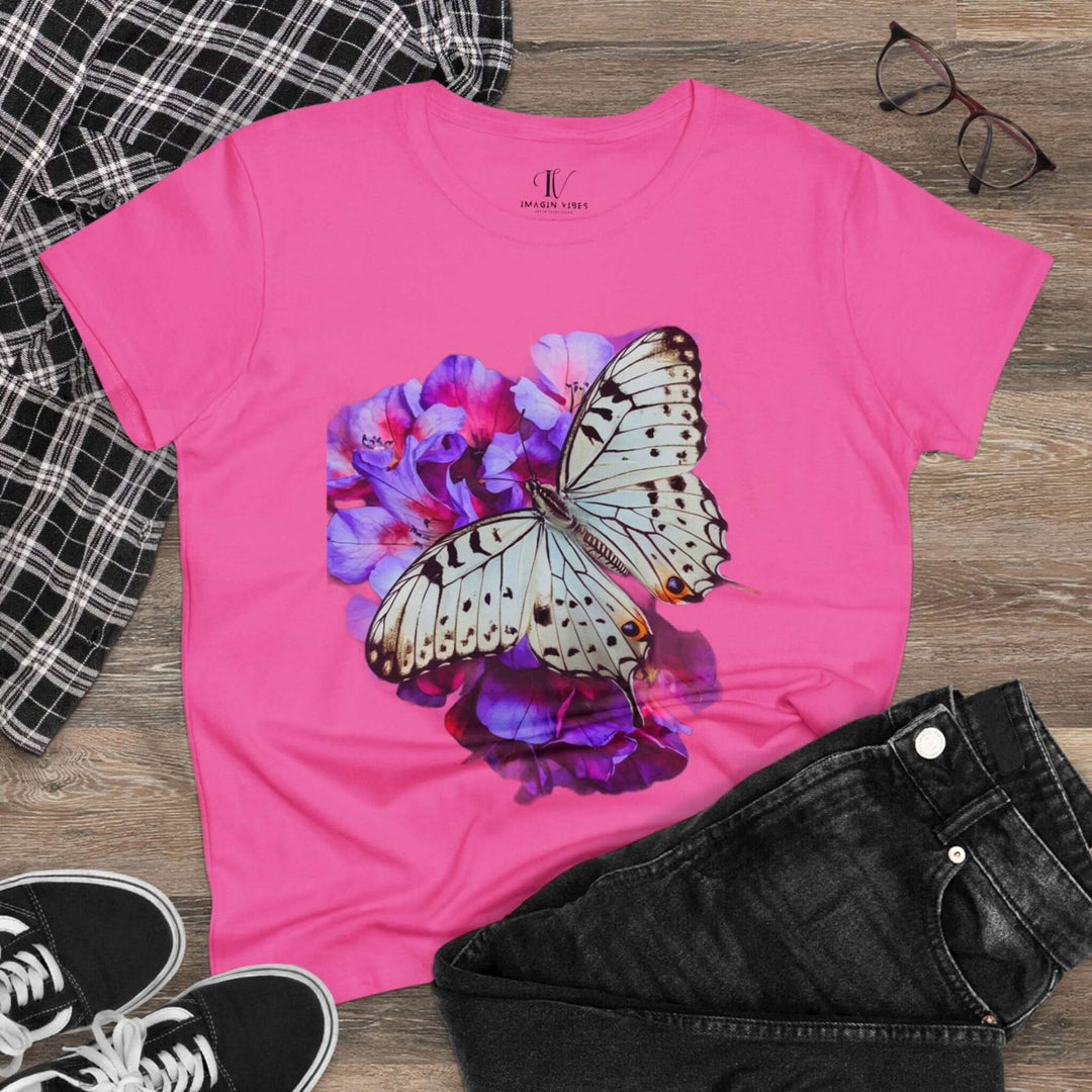 Butterfly Tee T-Shirt Printify Azalea S