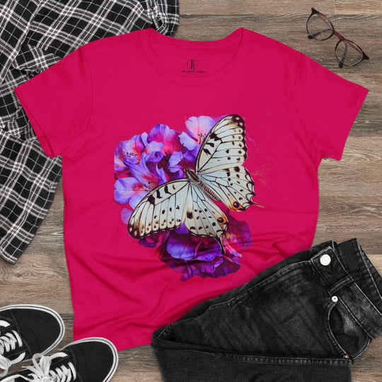 Butterfly Tee T-Shirt Printify Heliconia S