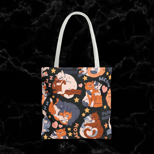 IV: Cattitude in Every Carry - Tote Bag - Imagin Vibes - 