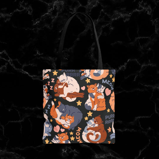 IV: Cattitude in Every Carry - Tote Bag - Imagin Vibes - 