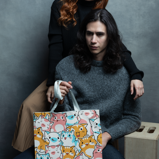 IV: Cattitude in Every Carry - Tote Bag 2 - Imagin Vibes - 