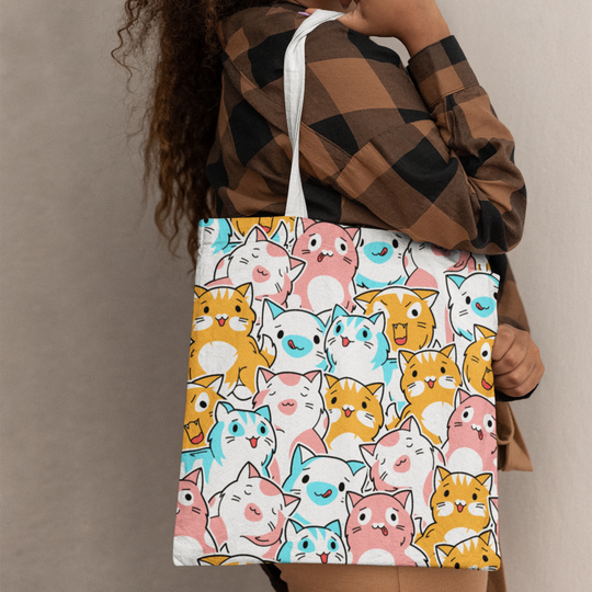 IV: Cattitude in Every Carry - Tote Bag 2 - Imagin Vibes - 