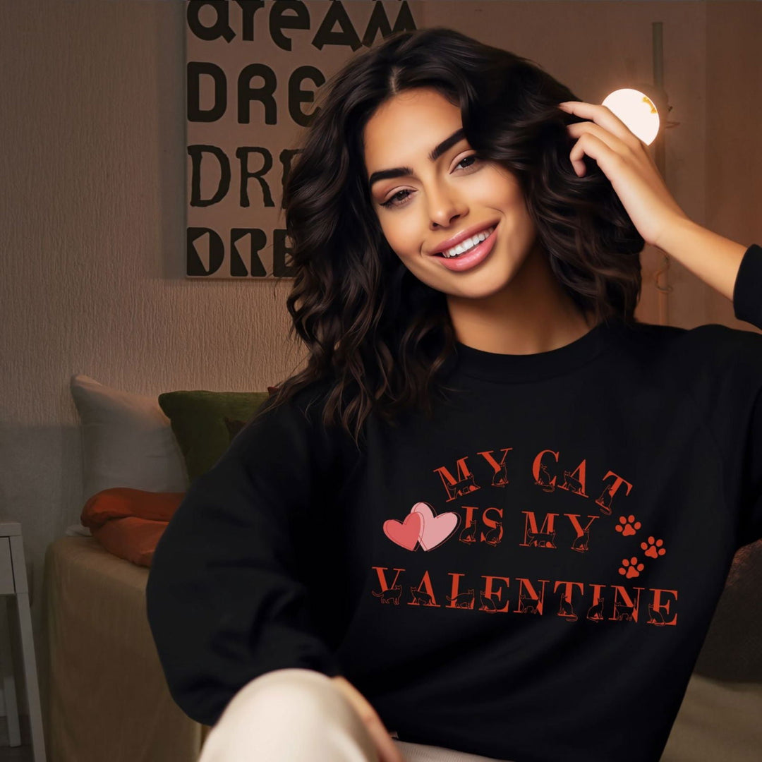 IV: Purrfect Love - Cat Valentine Sweatshirt - Imagin Vibes - 