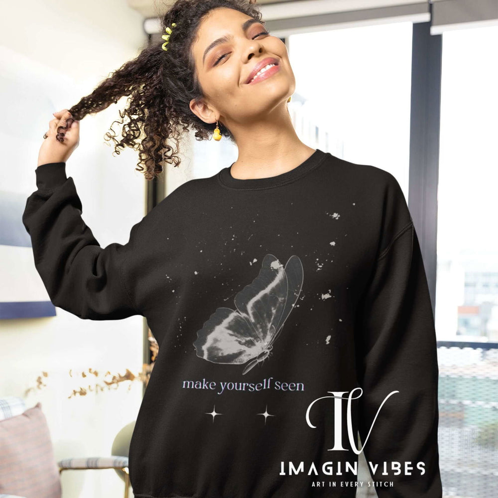 IV: Spread Your Wings - Butterfly Sweatshirt Sweatshirt Printify