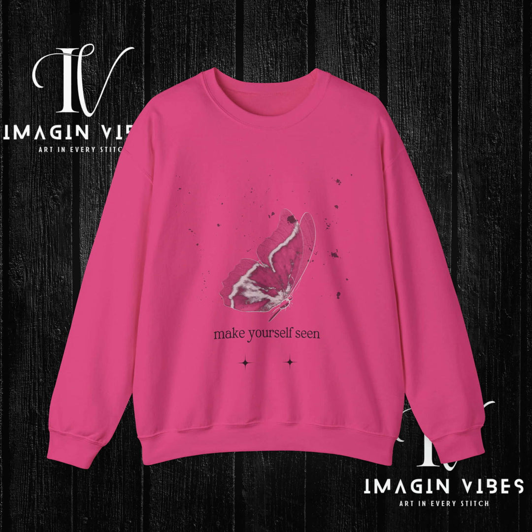 IV: Spread Your Wings - Butterfly Sweatshirt Sweatshirt Printify S Heliconia