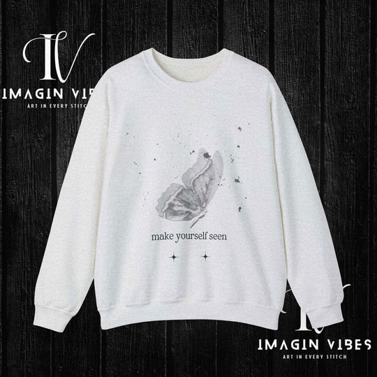 IV: Spread Your Wings - Butterfly Sweatshirt Sweatshirt Printify S Ash