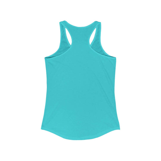 Women's Racerback Tank Butterfly and Pink Flower Top Tank Top Printify