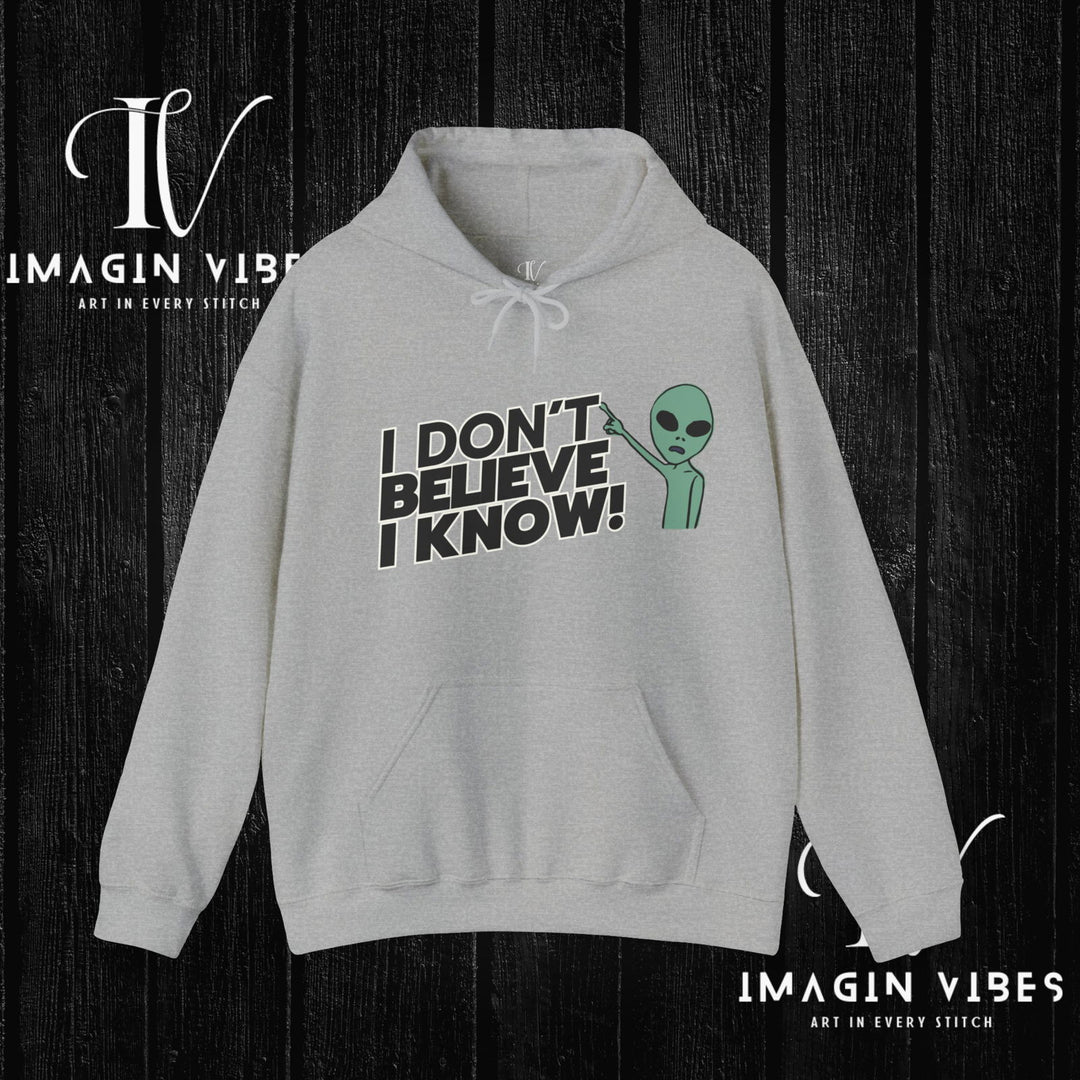 ImaginVibes: Cosmic Truths: Double-Sided UFO Hoodie - Imagin Vibes - 