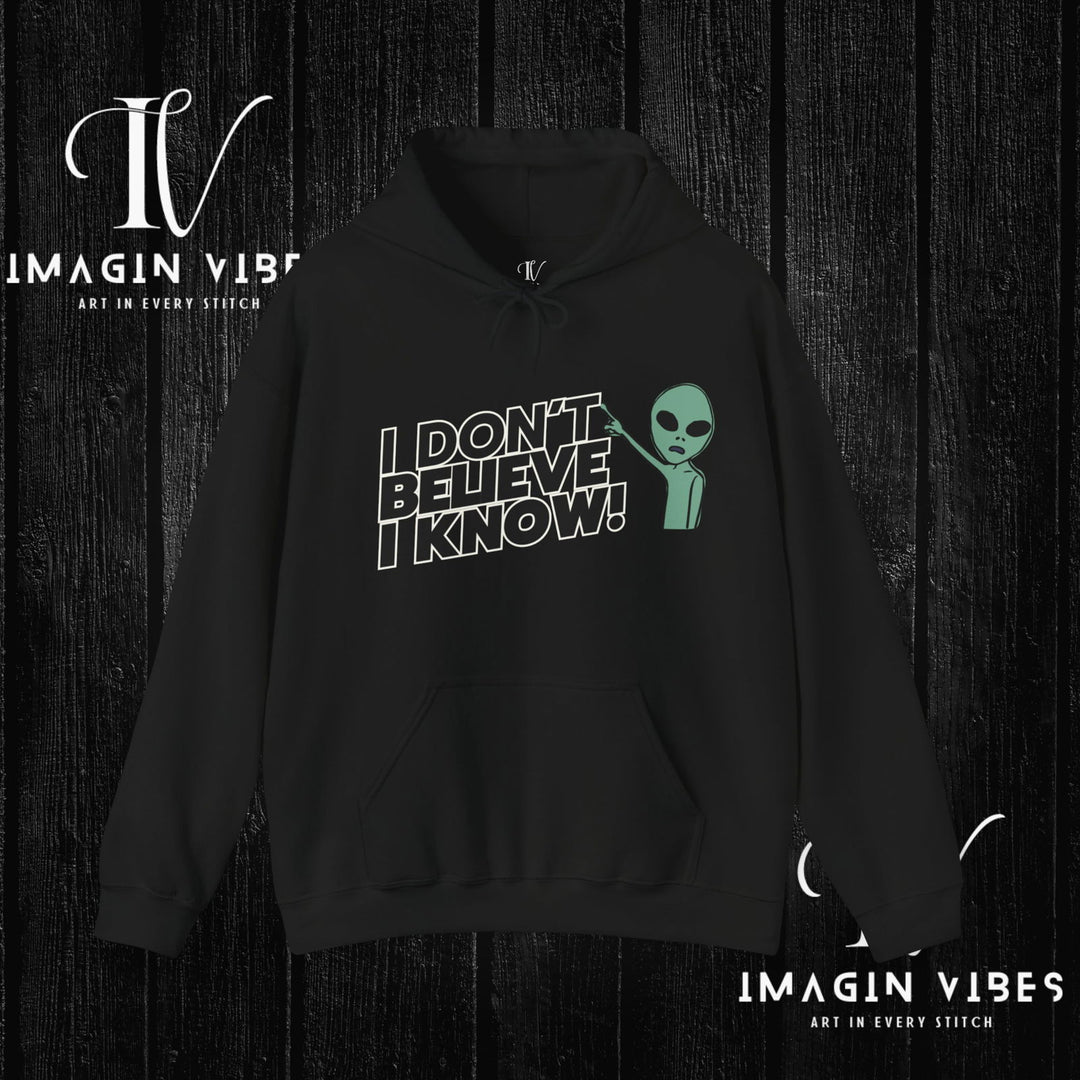 ImaginVibes: Cosmic Truths: Double-Sided UFO Hoodie - Imagin Vibes - 