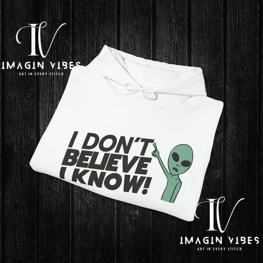 ImaginVibes: Cosmic Truths: Double-Sided UFO Hoodie - Imagin Vibes - 