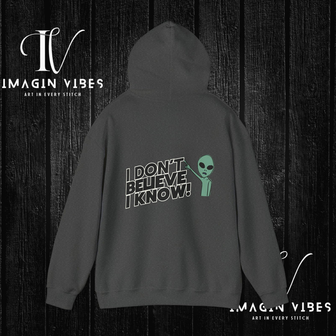 ImaginVibes: Cosmic Truths: Double-Sided UFO Hoodie - Imagin Vibes - 