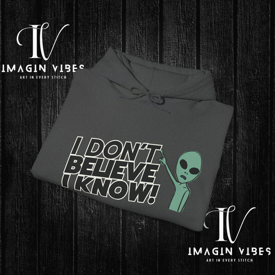 ImaginVibes: Cosmic Truths: Double-Sided UFO Hoodie - Imagin Vibes - 