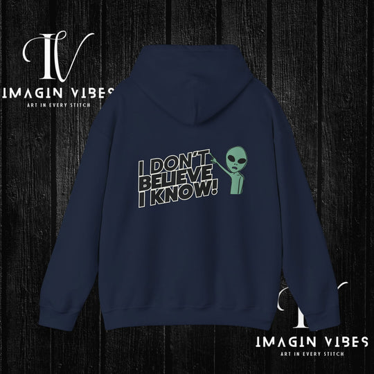 ImaginVibes: Cosmic Truths: Double-Sided UFO Hoodie - Imagin Vibes - 