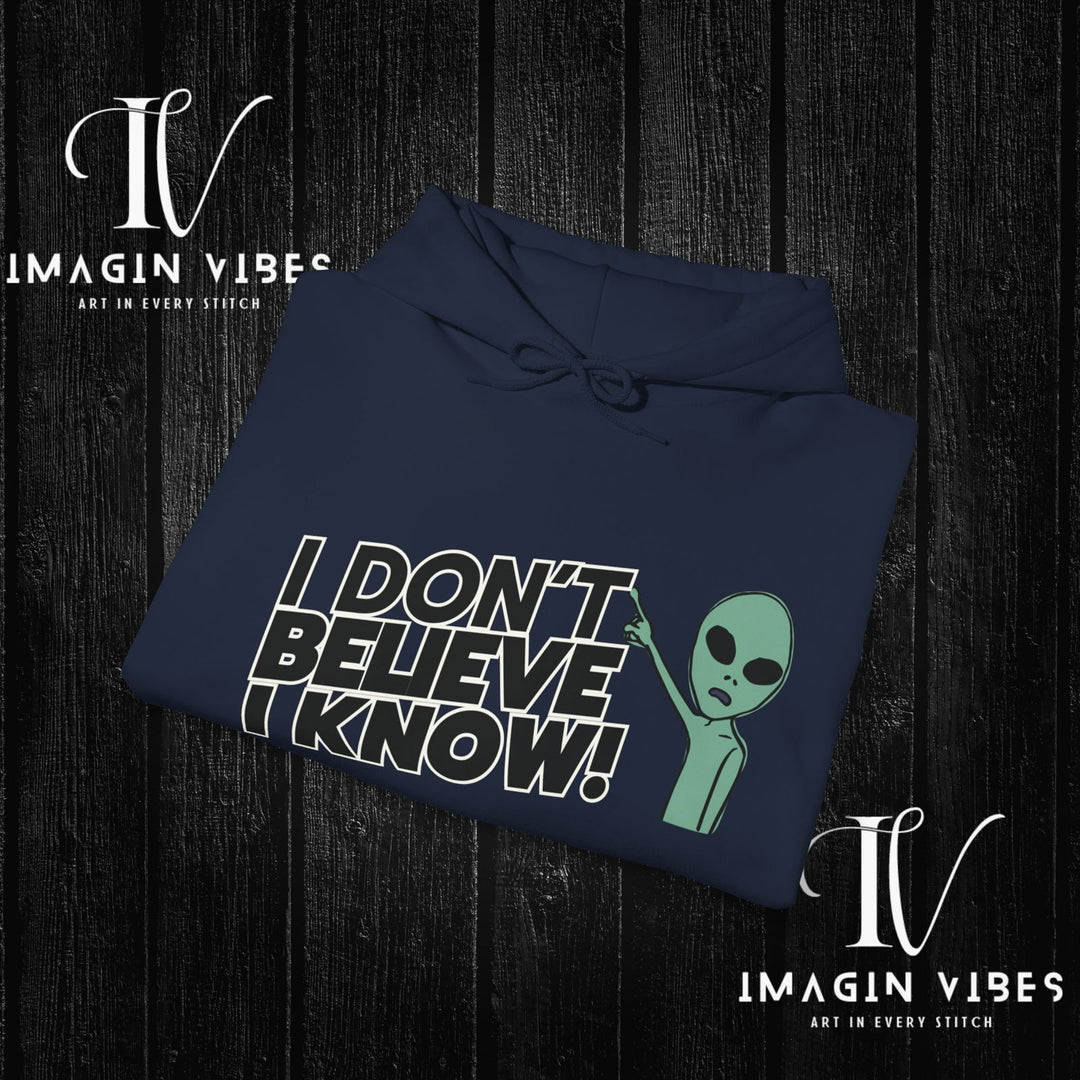 ImaginVibes: Cosmic Truths: Double-Sided UFO Hoodie - Imagin Vibes - 