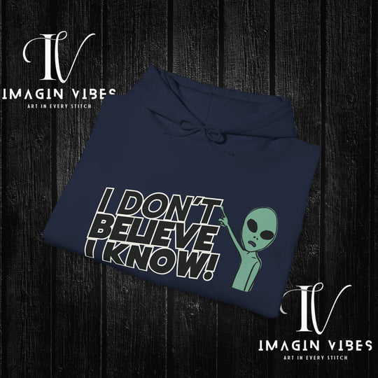 ImaginVibes: Cosmic Truths: Double-Sided UFO Hoodie - Imagin Vibes - 