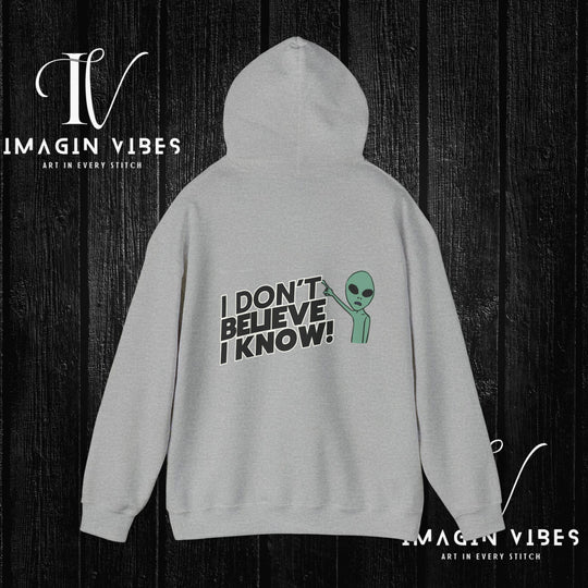 ImaginVibes: Cosmic Truths: Double-Sided UFO Hoodie - Imagin Vibes - 