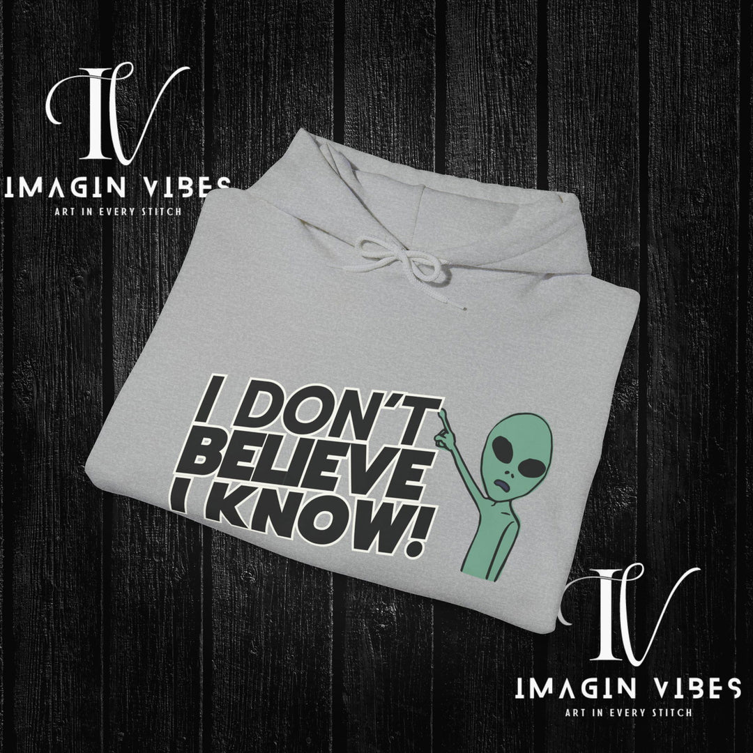 ImaginVibes: Cosmic Truths: Double-Sided UFO Hoodie - Imagin Vibes - 