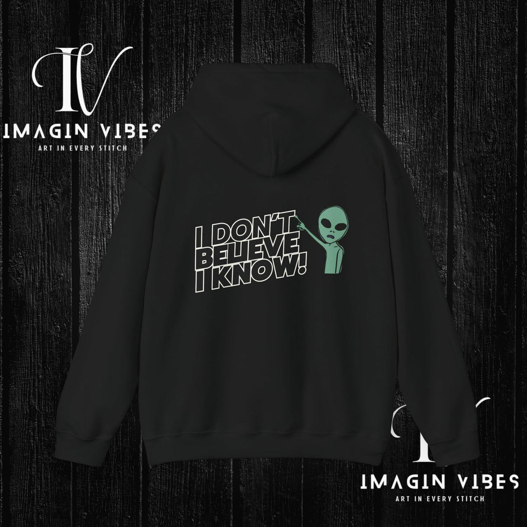 ImaginVibes: Cosmic Truths: Double-Sided UFO Hoodie - Imagin Vibes - 