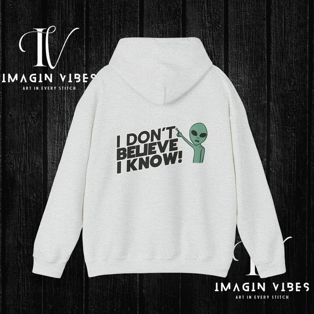 ImaginVibes: Cosmic Truths: Double-Sided UFO Hoodie - Imagin Vibes - 