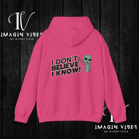 ImaginVibes: Cosmic Truths: Double-Sided UFO Hoodie - Imagin Vibes - 