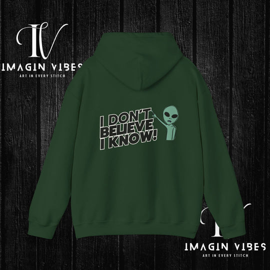 ImaginVibes: Cosmic Truths: Double-Sided UFO Hoodie - Imagin Vibes - 