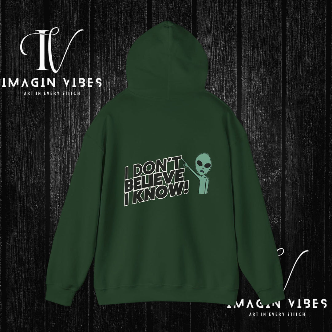 ImaginVibes: Cosmic Truths: Double-Sided UFO Hoodie - Imagin Vibes - 