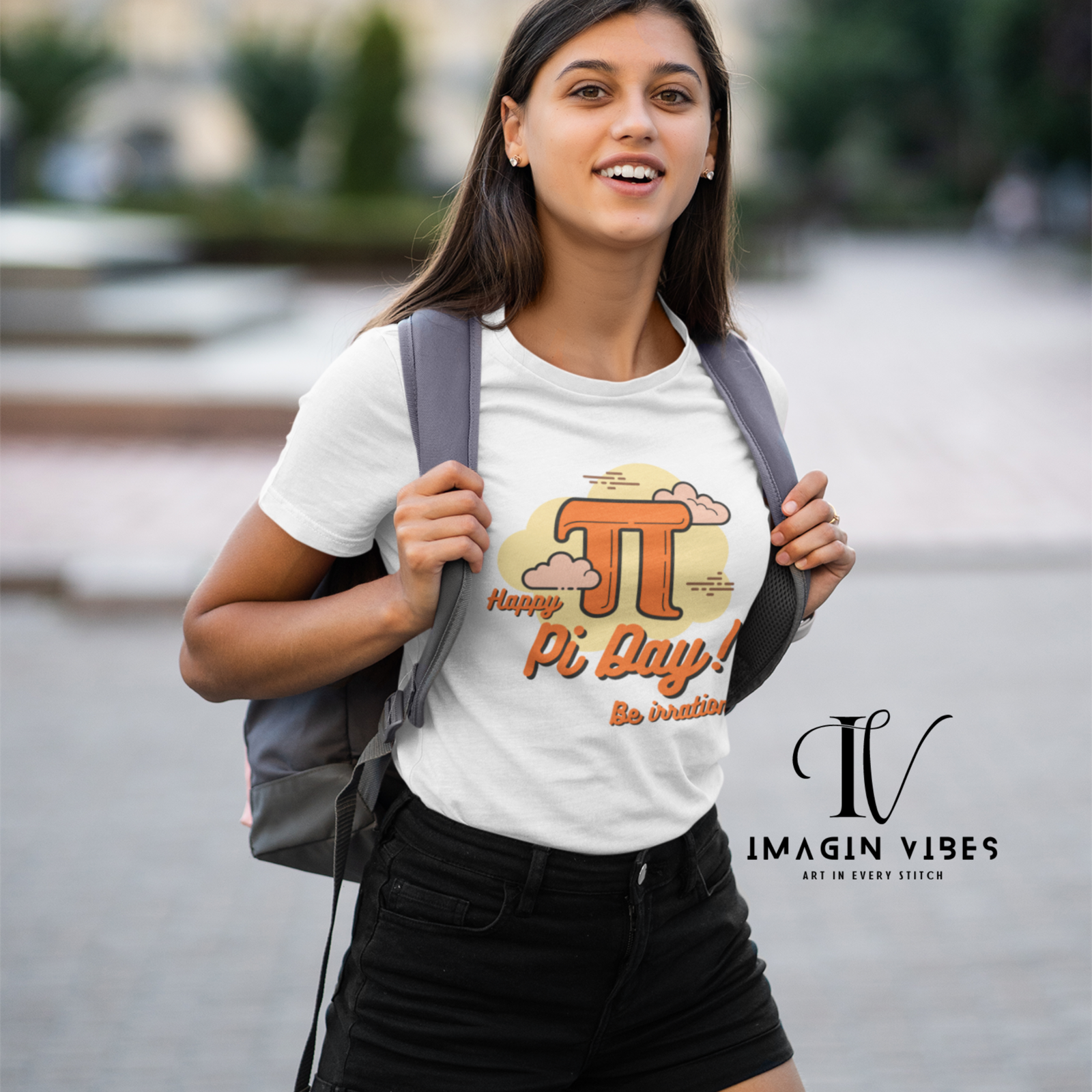 ImaginVibes: Embrace the Pi-ness: Funny Math T-Shirt for Pi Day! T-Shirt Printify