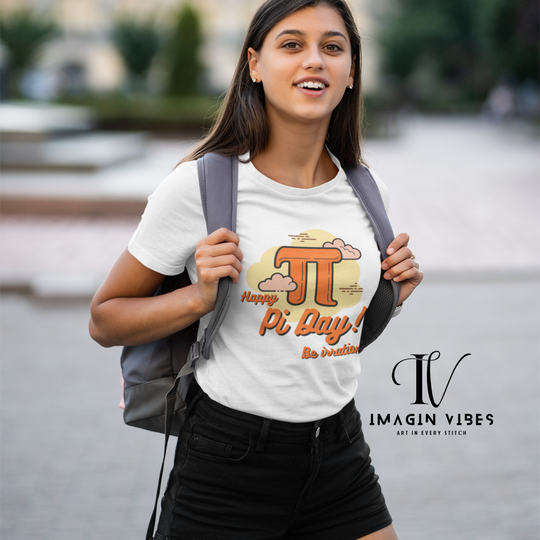ImaginVibes: Embrace the Pi-ness: Funny Math T-Shirt for Pi Day! T-Shirt Printify