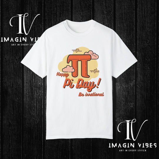 ImaginVibes: Embrace the Pi-ness: Funny Math T-Shirt for Pi Day! T-Shirt Printify White S